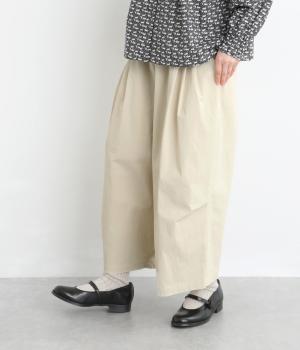 コットンナイロンツイルストレッチパンツ(エクリュ-F)