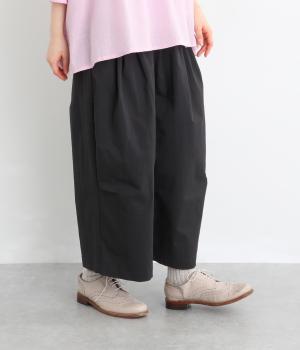 コットンナイロンツイルストレッチパンツ(クロ-F)