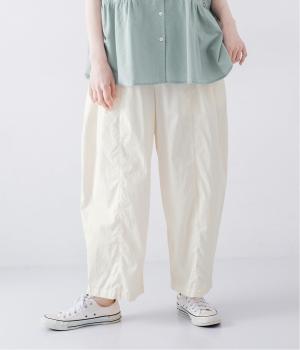 【5月上旬発売予定】コットンライトウェザー　ワイドパンツ(オフシロ-F)