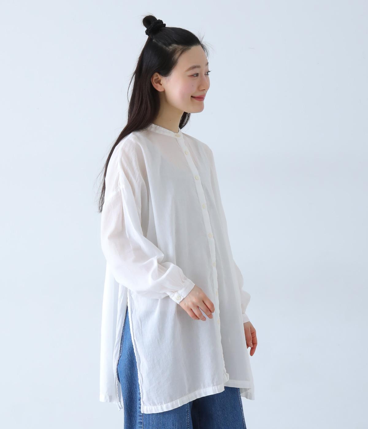 40ボイル日本製品染チュニック(シロ-F)