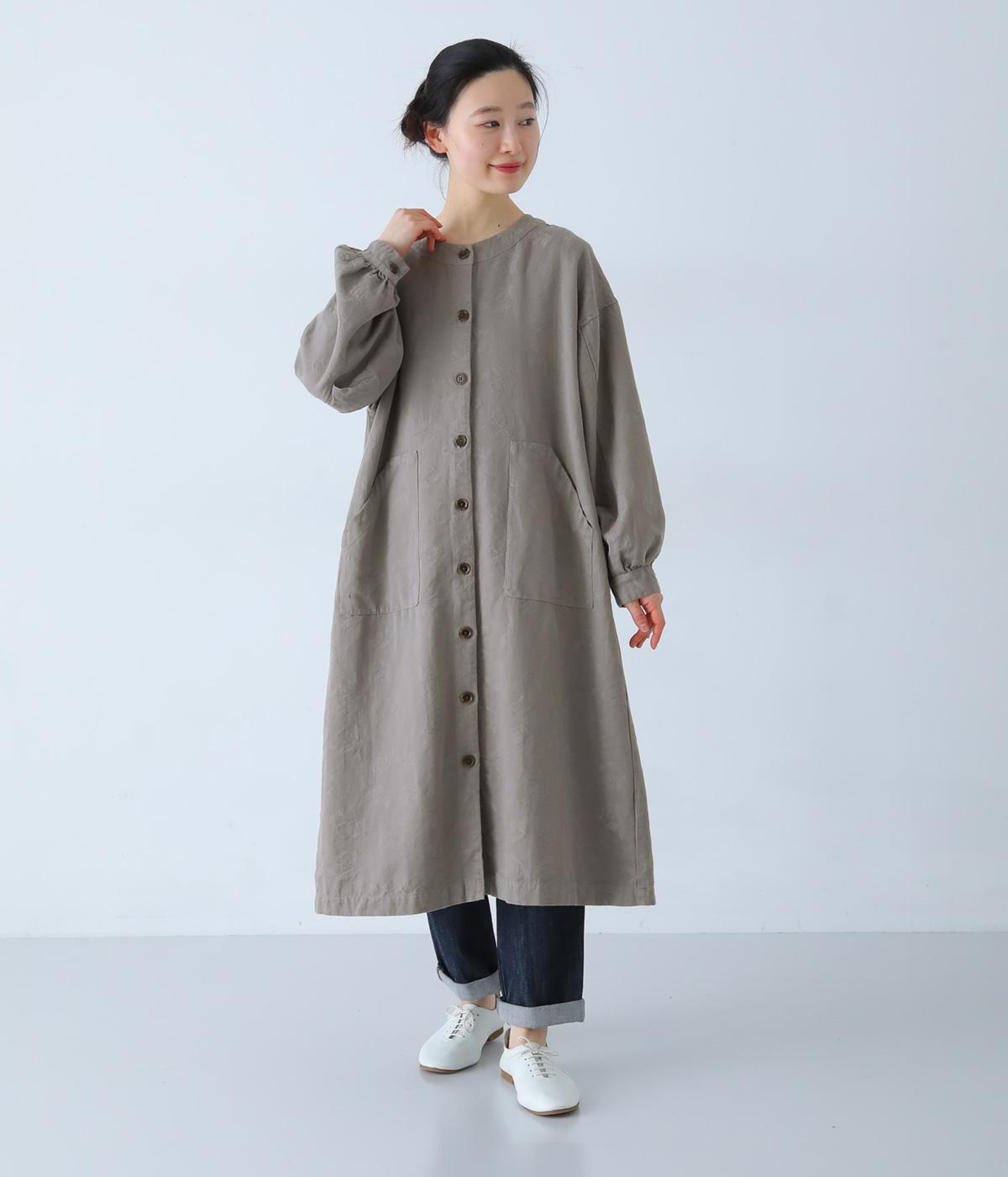 tukuroi by SUN VALLEY】40×10コットンジャカード日本製品染ワンピース