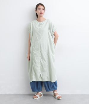 コットンオックス日本製品染　2way切替ワンピース