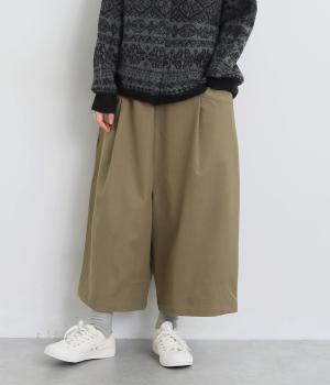 サージストレッチビッグポケットワイドパンツ（ベージュ・M）