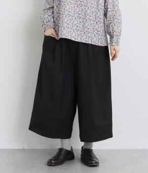 サージストレッチビッグポケットワイドパンツ（クロ・M）