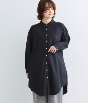 オックス 日本製品染チュニック（ダークネイビー・M）