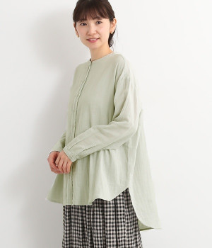 ムジガーゼプルオーバー(グレー-ONESIZE)