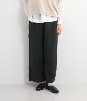 ムジガーゼパンツ(ブラック-ONESIZE)