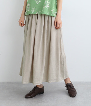 フラートスカート(ベージュ-ONESIZE)