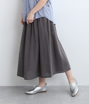 フラートスカート(ブラック-ONESIZE)