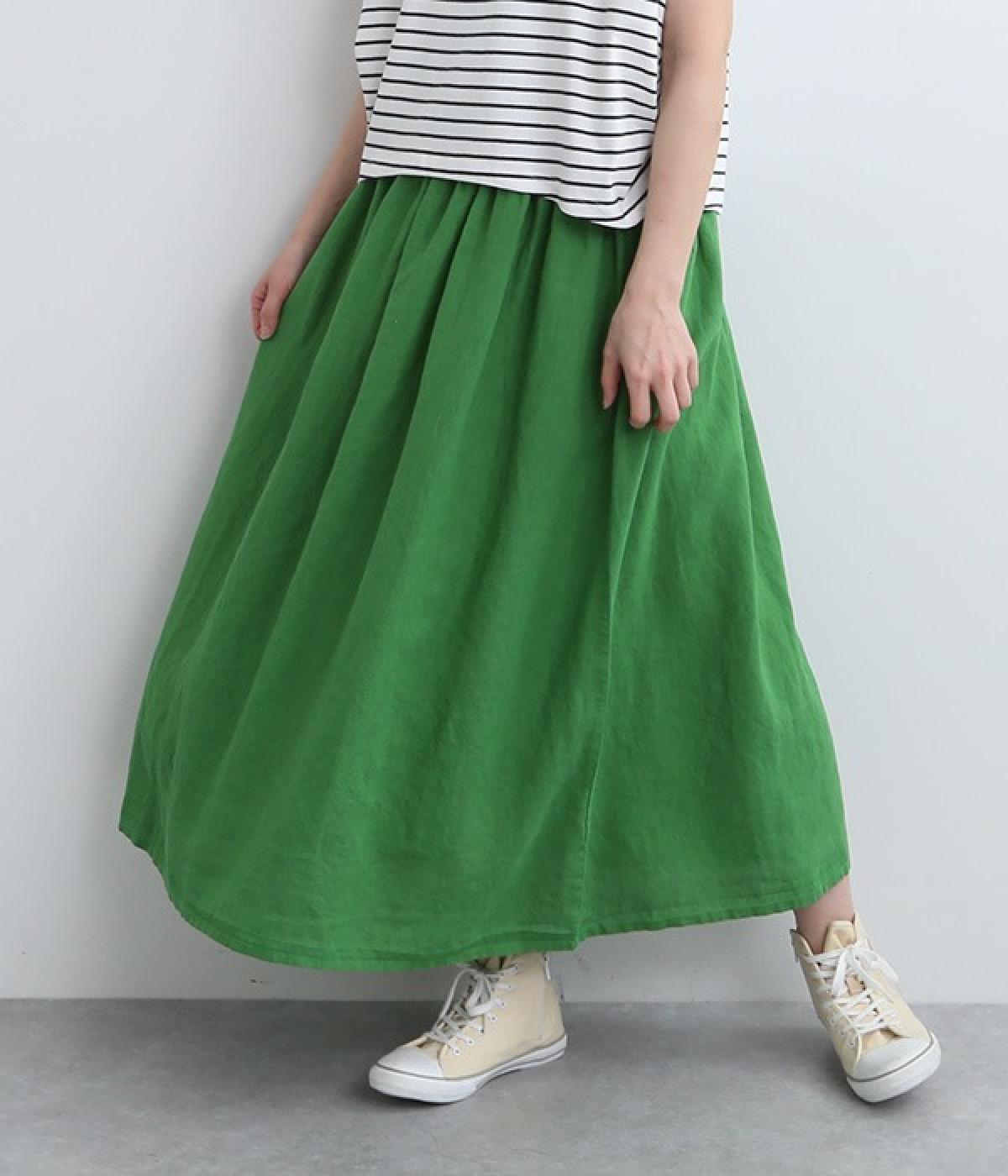 フラートスカート(グリーン-ONESIZE)
