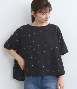 ドット2WAYプルオーバー(ブラック-ONESIZE)