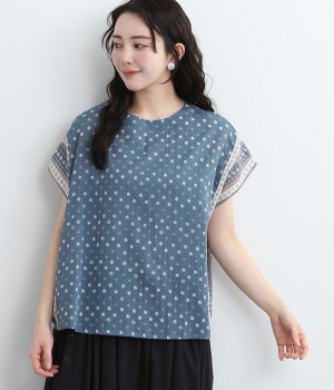 ルミエール2WAYプルオーバー(ブルー-ONESIZE)