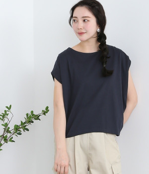 接触冷感カットシャツ　プルオーバー