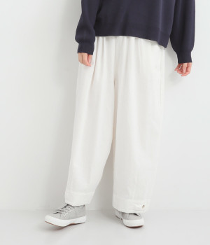 クロスロードワイドパンツ(アイボリー-ONESIZE)