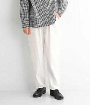 クロスロードストレートパンツ(アイボリー-ONESIZE)