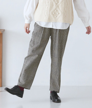 クロスロードストレートパンツ(ライトグレー-ONESIZE)