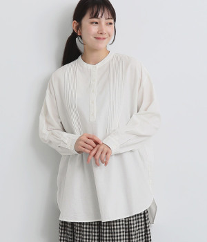 プレインジャーナルチュニック(ホワイト-ONESIZE)