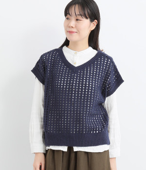 カドリー2WAYベスト(ネイビー-ONESIZE)