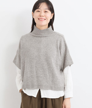 スムース2WAYベスト(グレー-ONESIZE)