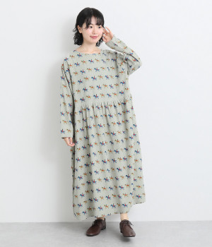 ホース2WAYワンピース(グレー-ONESIZE)