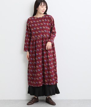 ホース2WAYワンピース(ワイン-ONESIZE)