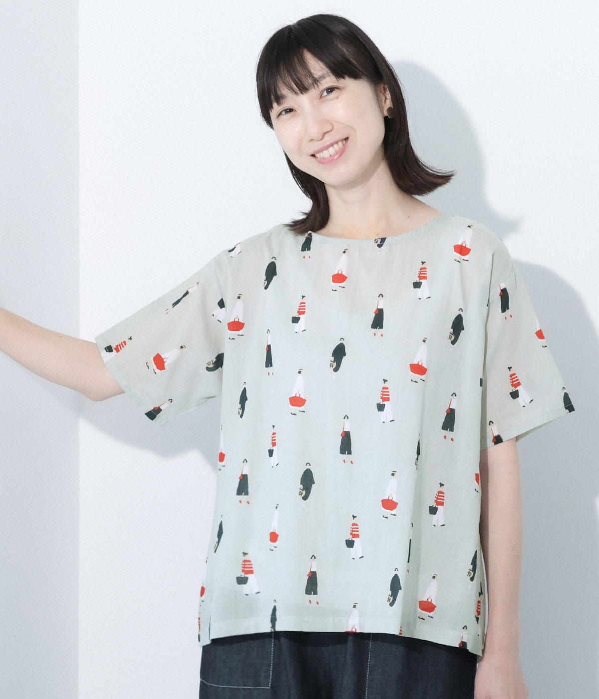 オデカケプルオーバー(グレー-ONESIZE)