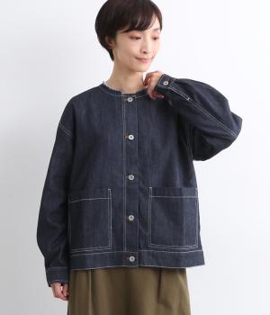 デニム ジャケット(ネイビー-F)