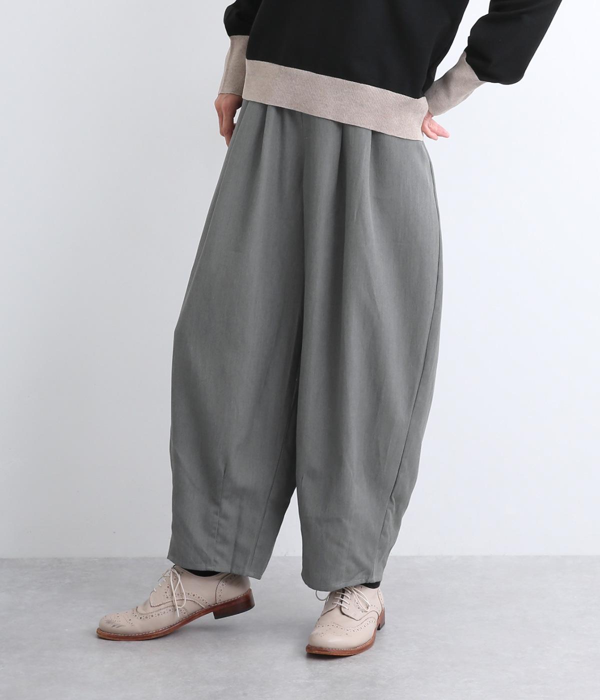 マスキュリン パンツ(グレイ-F)