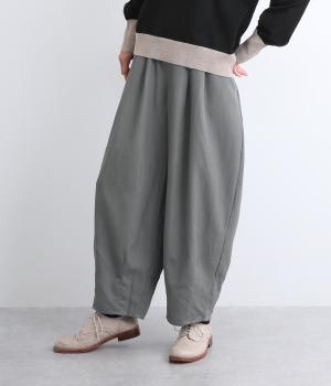 マスキュリン パンツ(グレイ-F)