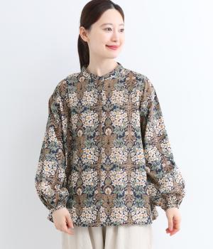 ガーデンクロス 前開きプルオーバー(ネイビー-ONESIZE)