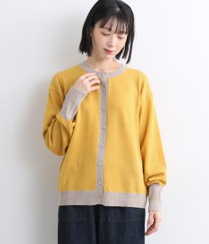 パレット カーディガン(イエロー-F)