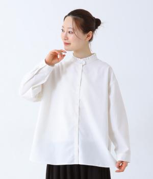 ブロカント 前開きブラウス