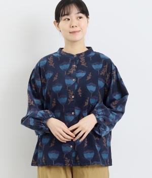 ベルフラワー 前開きプルオーバー(ネイビー-F)