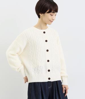 ダウニー カーディガン(アイボリー-F)