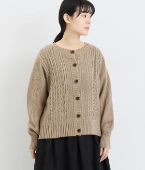 ダウニー カーディガン(ブラウン-F)