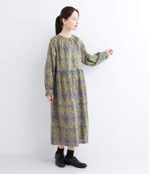 ガーデンクロス 前開きワンピース(グレイ-ONESIZE)