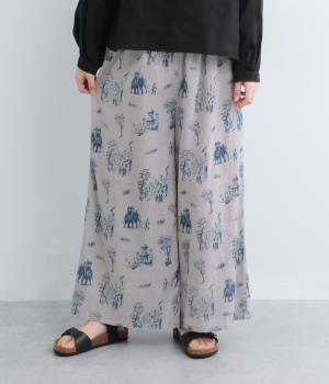 トワルドインドパンツ(ライトグレー-F)