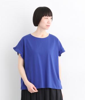 カットルックフリル袖プルオーバー