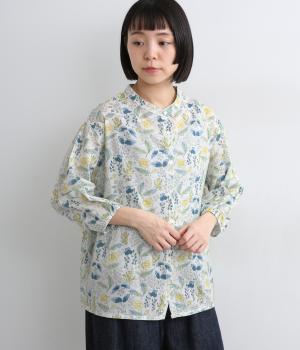 スクレフラワー前開きプルオーバー(アイボリー-F)