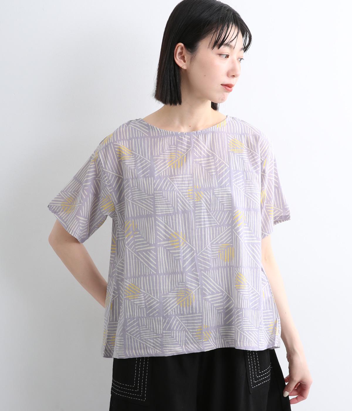 ボールストライププルオーバー(ライトグレー-F)