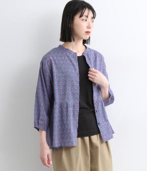 プリヤファーム前開きプルオーバー(ネイビー-F)