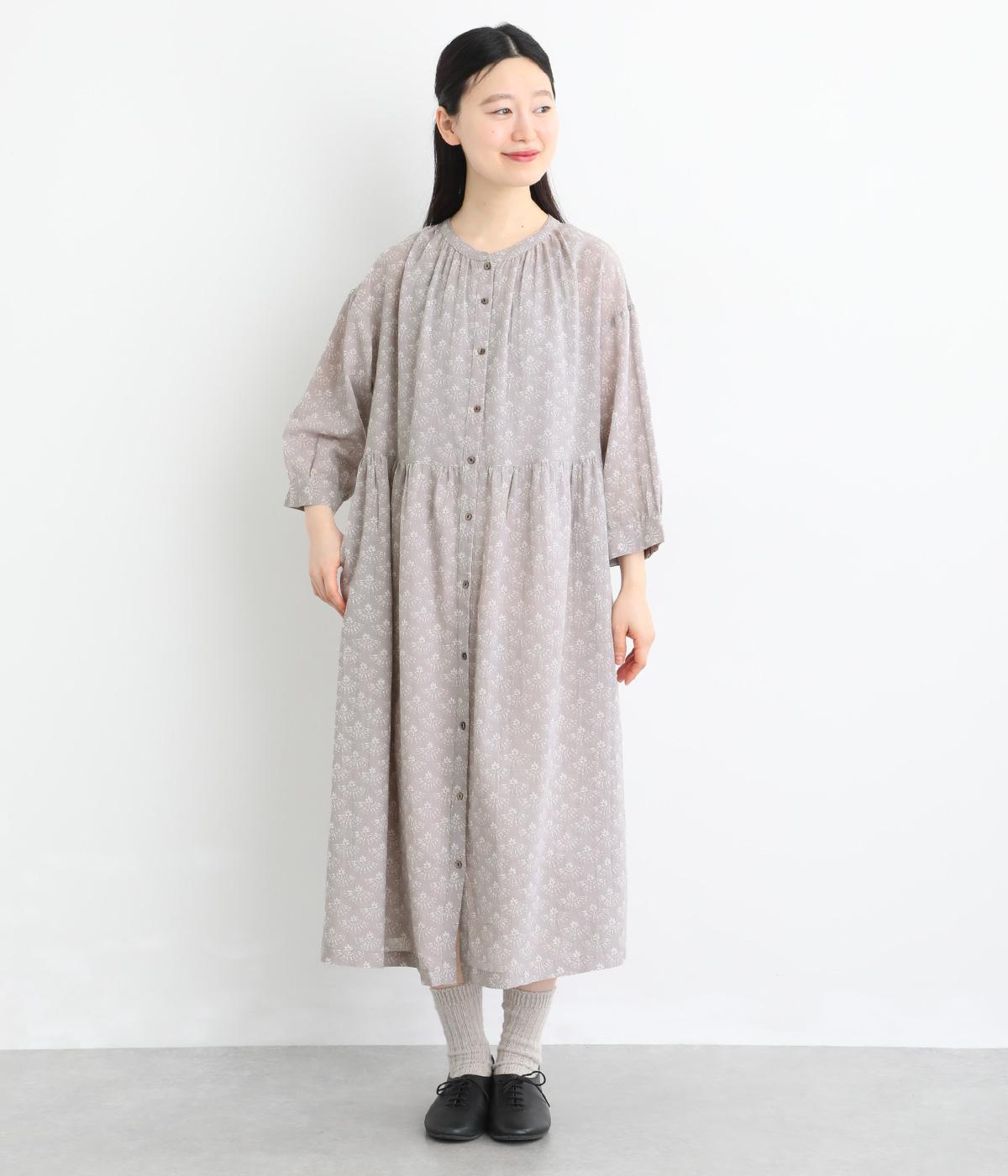 キラハナ前開きワンピース(ライトグレー-F)