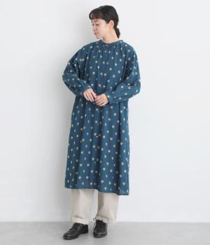 コモリ前開きワンピース（ネイビー・F）