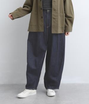 【10月上旬発売予定】12ozデニムバレルパンツ（インディゴネイビー・F）