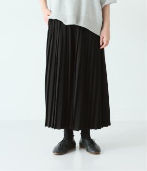 【9月17日発売予定】1枚で着映えるプリーツパンツ(ブラック-FP)