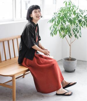 トングサンダル(ブラック-230)