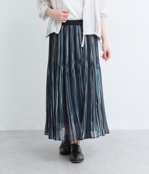 マルチストライプスカート