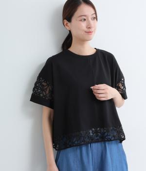 コードレース切替プルオーバー(ブラック-9)