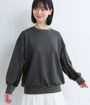 レース付きトレーナー