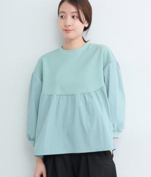 ダンボールニット×タイプライター切替プルオーバー